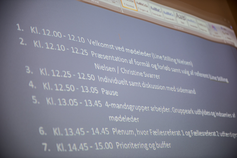 3 timers møde